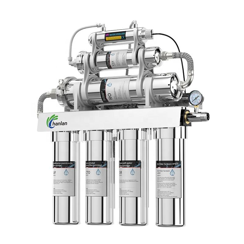 Electric R O 8 Stage Electric RO Water Purifier for Household Use Featuring Plastic ...