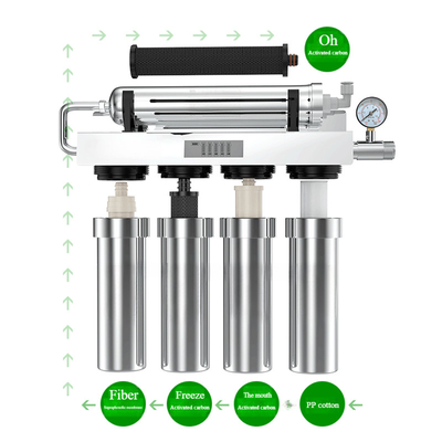 Steel Ultrafiltration 5 Stages Water Purifier 900L/H for Household Direct Drinking