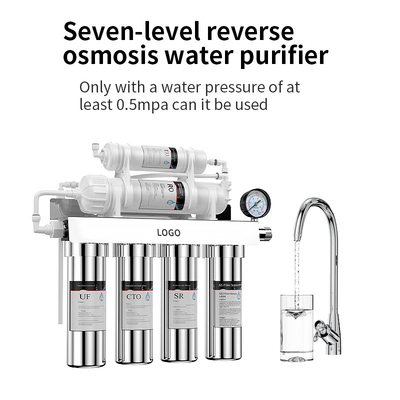 Customizable 7 Stages with Uv Ro System TDS Meter 600G 1200G Revere Osmosis System