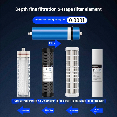 Household Reverse Osmosis Water Purifier Double Outlet Drink Water Filters