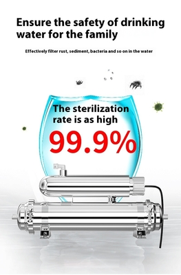 Kitchen Tap Ultrafiltration UV Water Filters Stainless Steel material 1000L/H
