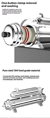 Stainless Steel UV Water Purifier 1000L/H Household With UV Ultraviolet Lamp