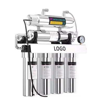 Convenient Installation Stainless Steel 6 Stage UV sterilization Water Filter Customizable Whole House Water Filter