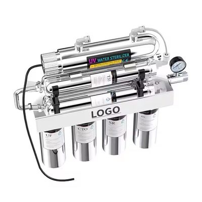 Convenient Installation Stainless Steel 6 Stage UV sterilization Water Filter Customizable Whole House Water Filter