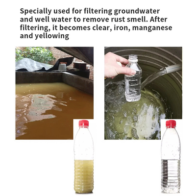 Food Grade 304 Stainless Steel Manganese Water Filter For Well Water