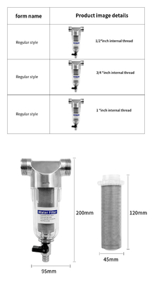 Automatic Whole House Spin Down Sediment Pre Water Filter for Well Water 4000LPH