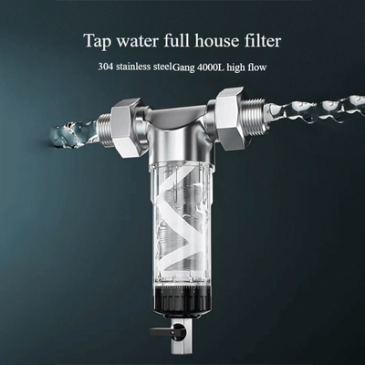 304 Stainless Steel Water Prefilters Large Flow Whole House Water Purifiers