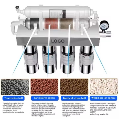 9 Level Stainless Steel Under Sink Water Filter Household