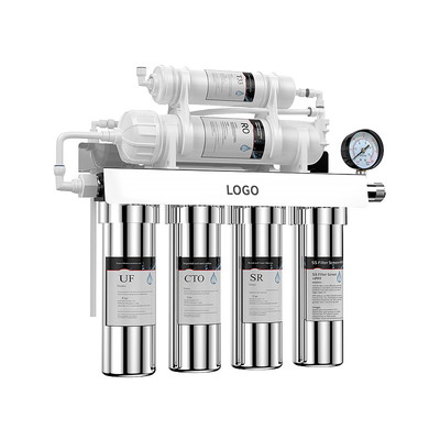 7 Grade Stainless Steel Reverse Osmosis System 600GPD for Home Hotel Drinking Water