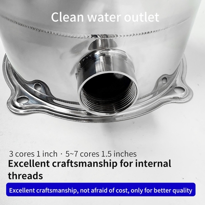 Commercial Stainless Steel Water Filter Industrial Bag Type Heat Resistant