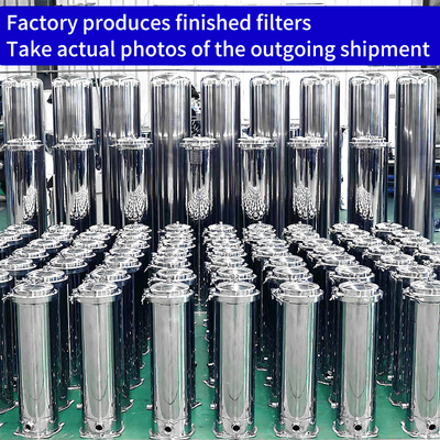 Industrial 304 Stainless Steel Water Filter Double Filtration Water Treatment System