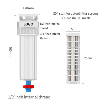 Countertop Household Sediment Filter Rural Well Water Tap Filter 8000L