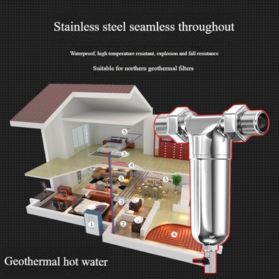 304 Stainless Steel Cold And Hot Water Sediment Filtration System 4000L