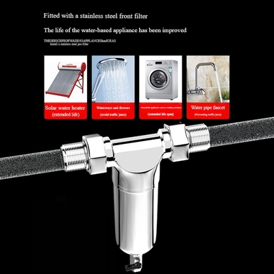 304 Stainless Steel Cold And Hot Water Sediment Filtration System 4000L