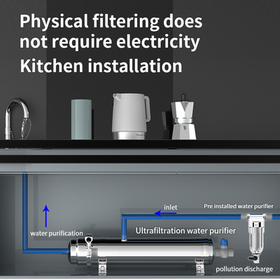 304 Stainless Steel Ultrafiltration Whole House Water Purifier 1000L-10000L