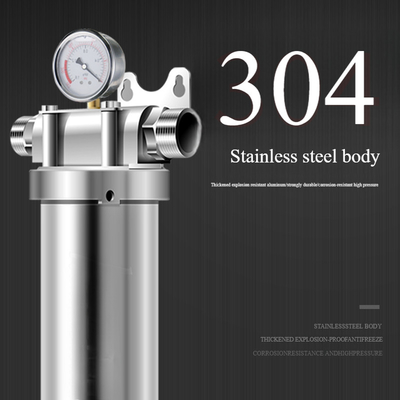 304 Stainless Steel Water Filter 10 Tons Cold And Hot Water Sediment Filter