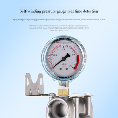 SS304 Whole House Pre Filter 40μM Filtration 10 Tons For Home