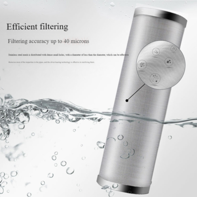 Food Grade 304 Stainless Steel Pre Filter 40 Microns 10Tons Whole House Water Treatment System
