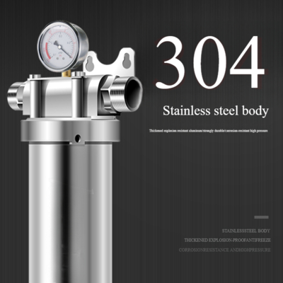 Food Grade Stainless Steel Water Filter 40μM Filtration for Whole House