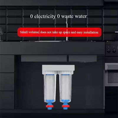 Two Stage Kitchen Water Purifier Under Sink Sediment Filter 5 Microns