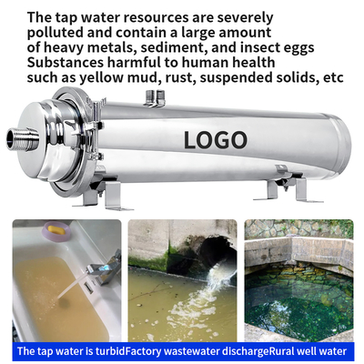 SS304 Ultrafiltration Water Filter 1500-10000L/h for Municipal Water
