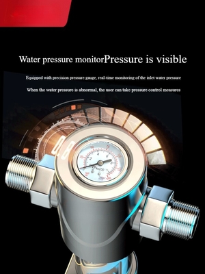 Wall Mount Sediment Water Filter System 40 Microns for Household Tap Water