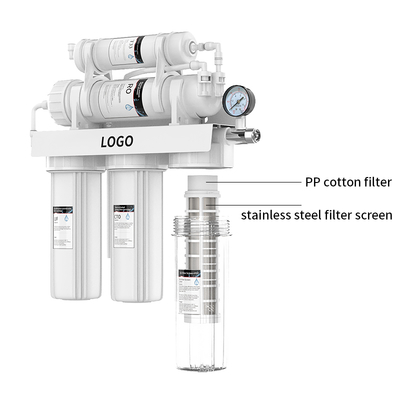 Household Kitchen Sink RO Membrane Water Purifier 6th Level 600G