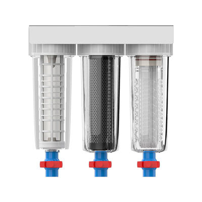 10 Inch 3 Stage Water Filter Corrosion Resistant 3000L For House Tap Water