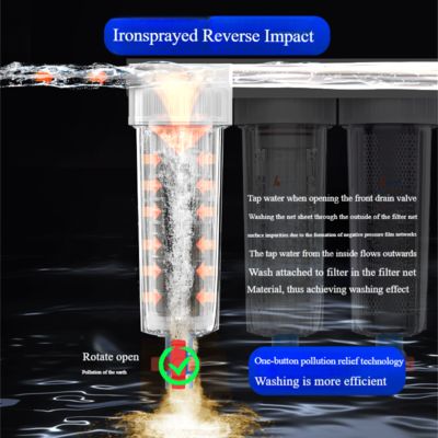 10 Inch 3 Stage Water Filter Corrosion Resistant 3000L For House Tap Water