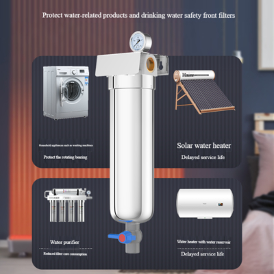 Drinking Water Stainless Steel Sediment Filter 40 Micron for Household