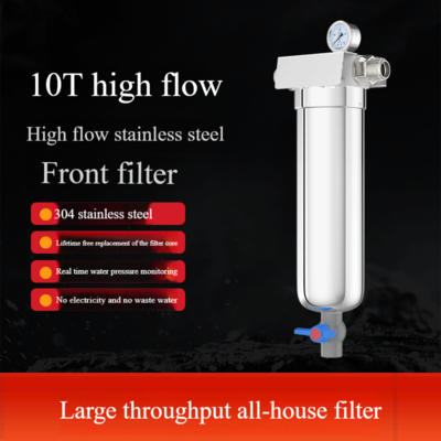 Drinking Water Stainless Steel Sediment Filter 40 Micron for Household