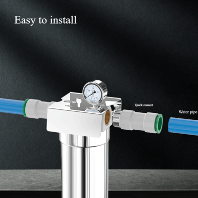 Drinking Water Stainless Steel Sediment Filter 40 Micron for Household