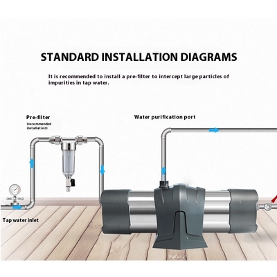 Stainless Steel Ultrafiltration Under Sink Water Purifier 0.01 Microns for Home