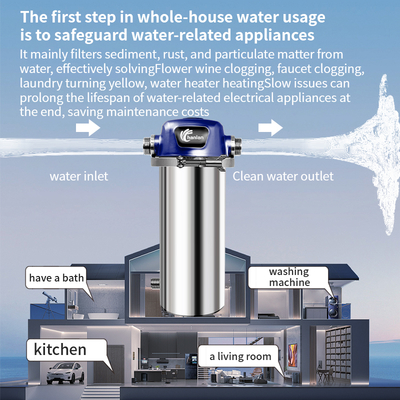 Stainless Steel Under Sink Water Filtration System for Homes Commercial Hotels