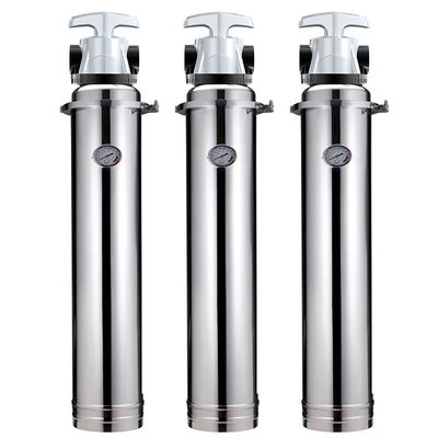 Manual Stainless Steel Water Filter Efficient Removal Iron Manganese Underground Well Water Home Filter
