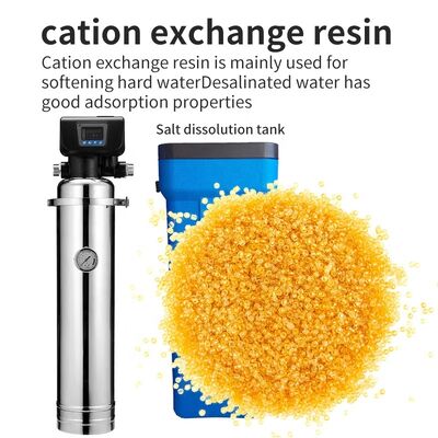 Automatic Water Softener  Center Water Purifiers Hard Water Softener Remove Calcium Magnesium with Exchange Resin No Salt tank