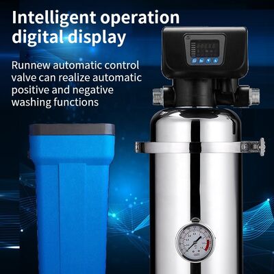 Automatic Water Softener  Center Water Purifiers Hard Water Softener Remove Calcium Magnesium with Exchange Resin No Salt tank
