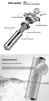 Hot Sale 10Tons Stainless Steel Buckle Front Water Purifier Hot and Cold Filter System High-flow Household for Outdoor Use