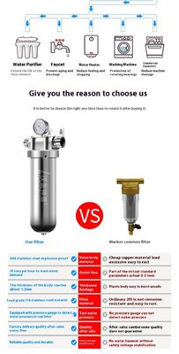 Hot Sale 10Tons Stainless Steel Buckle Front Water Purifier Hot and Cold Filter System High-flow Household for Outdoor Use