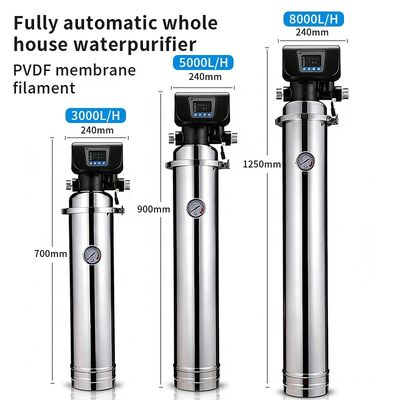 3000L Fully Automatic Backwash Ultrafiltration Water Purifiers 304 Stainless Steel Tap Drink Water Filter  Home Filters Systems