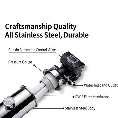 3000L Fully Automatic Backwash Ultrafiltration Water Purifiers 304 Stainless Steel Tap Drink Water Filter  Home Filters Systems