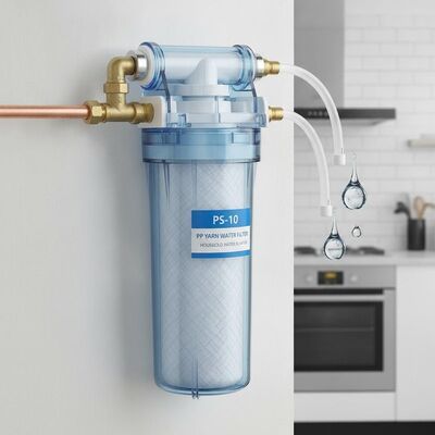PS-10 PP Yarn Water Filter Cartridge Household Water Purifier Pipeline Connected Water Purifier Ensuring Filtration For Home