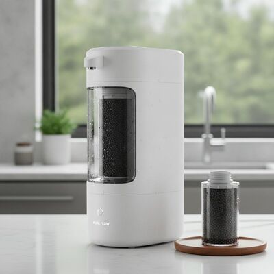 White Household Water Purifiers Equipped with Cartridge GAC Providing Effective Removal of Contaminants and Impurities